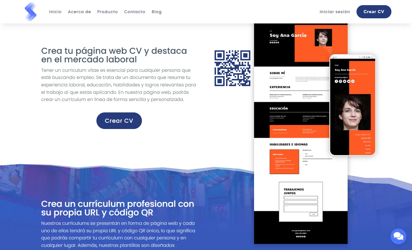 App web curriculum vitae