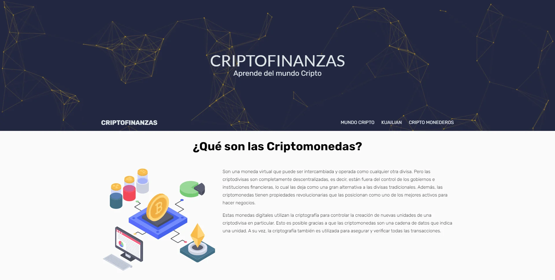 Diseño web Cripto